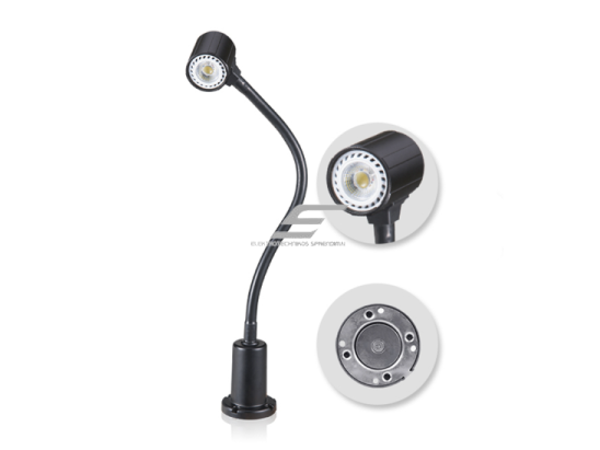LED CNC staklių šviestuvas | su magnetiniu pagrindu | 4,5W | 220 V | pasirenkama CCT (3000K / 4000K / 6000K) | lanksti rankena | IP20 1