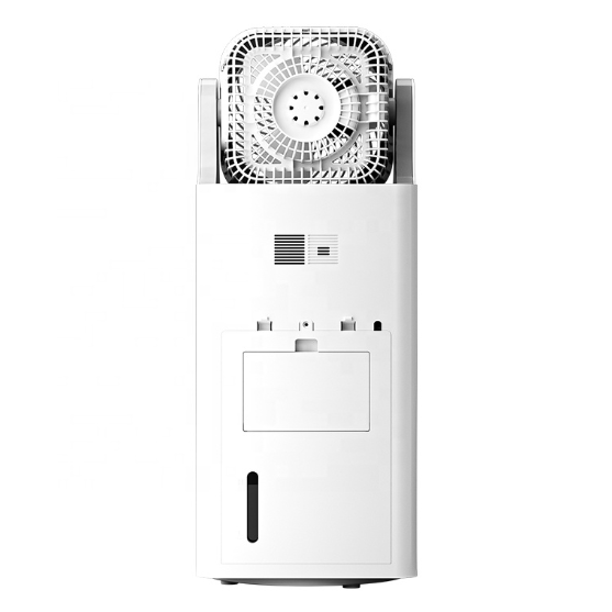 Smart air purifier with humidifier and fan 3-in-1 | HEPA | 200 m³/h | 50 W | WiFi | 60 m² | 250x250x610 mm | white 1