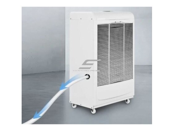Pramoninis kompresorinis oro sausintuvas | drėgmės surinkėjas | 1190W | 230V | 120l/24h | 720m³/h | 1000x600x382mm | baltas 2