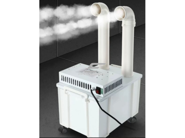 Pramoninis ultragarsinis drėkintuvas | automatinė rūko sistema | 1200 W | 20–200 m² | iki 21 L/h | automatinis drėgmės palaikymas 1 Pramoninis ultragarsinis drėkintuvas | automatinė rūko sistema | 1200 W | 20–200 m² | iki 21 L/h | automatinis drėgmės palaikymas 1
