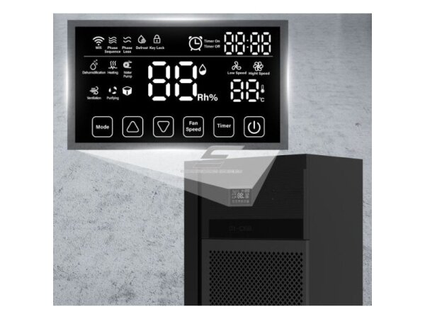 Pramoninis kompresorinis oro sausintuvas | drėgmės surinkėjas | 2680W | 380V | 240l/24h | 1700m³/h | 1775x780x465mm | metalinis | juodas 2 Pramoninis kompresorinis oro sausintuvas | drėgmės surinkėjas | 2680W | 380V | 240l/24h | 1700m³/h | 1775x780x465mm | metalinis | juodas 2