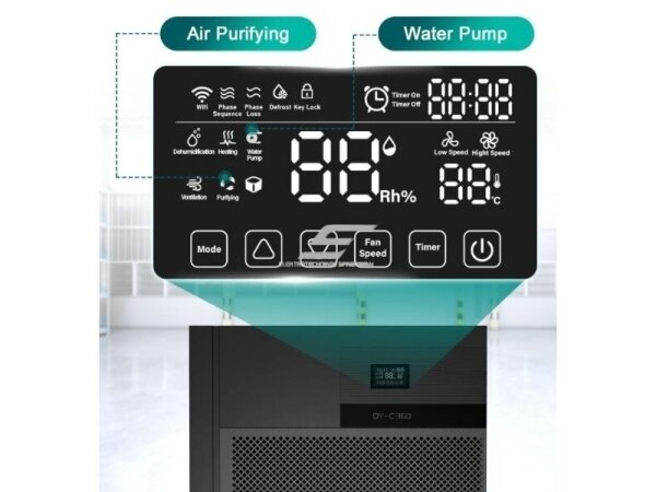 Pramoninis kompresorinis oro sausintuvas | drėgmės surinkėjas | 4780W | 380V | 360l/24h | 2500m³/h | 1740x1200x540mm | metalinis | juodas 3 Pramoninis kompresorinis oro sausintuvas | drėgmės surinkėjas | 4780W | 380V | 360l/24h | 2500m³/h | 1740x1200x540mm | metalinis | juodas 3