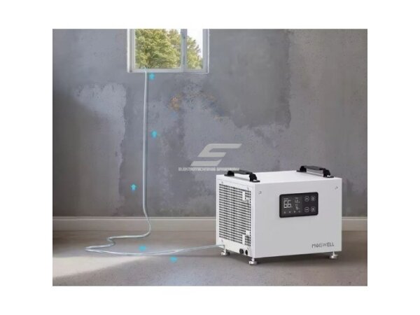 Pramoninis oro sausintuvas | drėgmės surinkėjas su integruotu siurbliu | 5m drenažo žarna | 120V | 33l/24h | 204m³/h | 330x393x315mm | metalinis | baltas 2 Pramoninis oro sausintuvas | drėgmės surinkėjas su integruotu siurbliu | 5m drenažo žarna | 120V | 33l/24h | 204m³/h | 330x393x315mm | metalinis | baltas 2