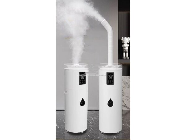Pramoninis ultragarsinis drėkintuvas su UV sterilizacijos lempa | 70W | 230V | 17l | 800ml/h | 120m² | 240x240x1087mm | baltas 1 Pramoninis ultragarsinis drėkintuvas su UV sterilizacijos lempa | 70W | 230V | 17l | 800ml/h | 120m² | 240x240x1087mm | baltas 1