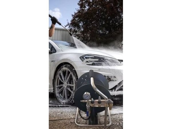 Aukšto slėgio plovimo žarnos ritė | 60m | 5000PSI | 460x430x510mm | be žarnos | juoda 3 Aukšto slėgio plovimo žarnos ritė | 60m | 5000PSI | 460x430x510mm | be žarnos | juoda 3
