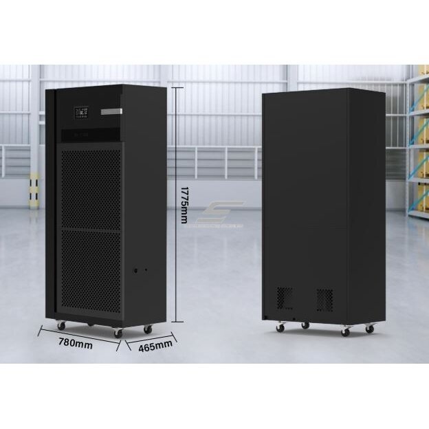Промышленный осушитель воздуха | Влагосборник | 2400W | 380V | 168l/24h | 1700м³/ч | 1775x780x465мм | металлический | черный 1 Промышленный осушитель воздуха | Влагосборник | 2400W | 380V | 168l/24h | 1700м³/ч | 1775x780x465мм | металлический | черный 1