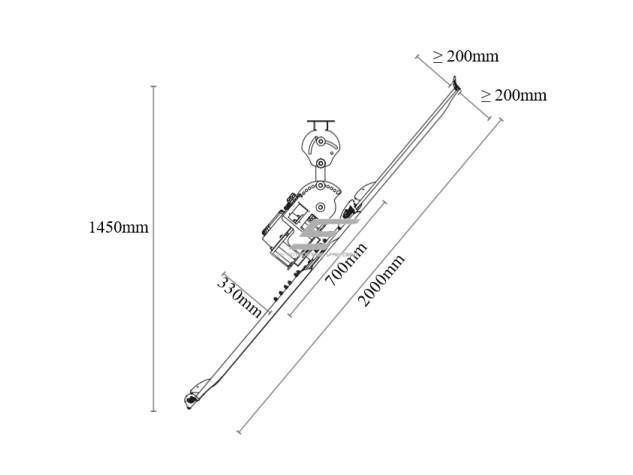 HVLS pramoninis lubinis ventiliatorius SPINBOY II | Ø2 m | 64 000 m³/h | 0,78 kW | 400 V | 350 aps./min | IP65 | F76203 5 HVLS pramoninis lubinis ventiliatorius SPINBOY II | Ø2 m | 64 000 m³/h | 0,78 kW | 400 V | 350 aps./min | IP65 | F76203 5
