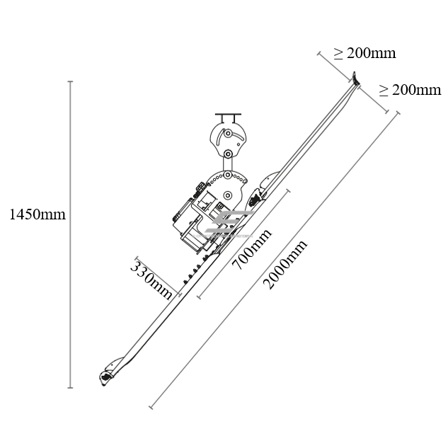 Промышленный потолочный вентилятор HVLS SPINBOY II | Ø2 м | 64 000 м³/ч | 0,78 кВт | 400 В | 350 об/мин | IP65 | F76203 5 Промышленный потолочный вентилятор HVLS SPINBOY II | Ø2 м | 64 000 м³/ч | 0,78 кВт | 400 В | 350 об/мин | IP65 | F76203 5