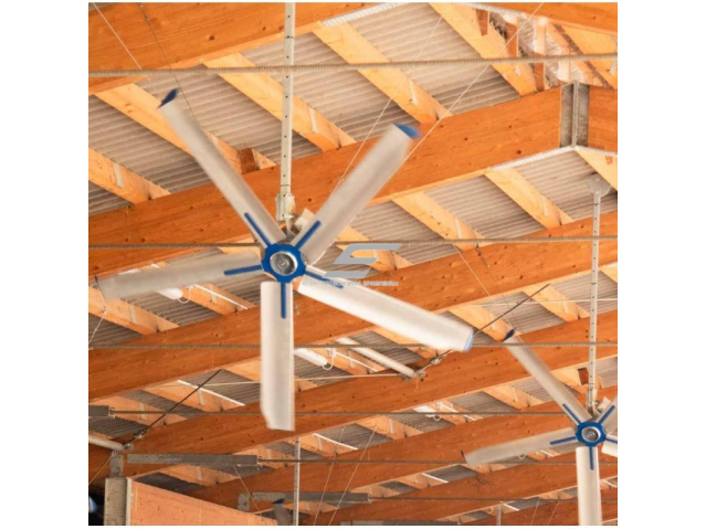 HVLS pramoninis lubinis ventiliatorius SPINBOY II Reverse | Ø3 m | 90 000 m³/h | 0,60 kW | 400 V | 105 aps./min | IP65 | F76305 1