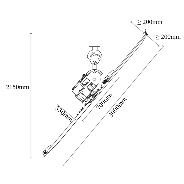 HVLS rūpnieciskais griestu ventilators SPINBOY II Reverse | Ø3 m | 90 000 m³/h | 0,60 kW | 400 V | 105 apgr./min | IP65 | F76305 6 HVLS rūpnieciskais griestu ventilators SPINBOY II Reverse | Ø3 m | 90 000 m³/h | 0,60 kW | 400 V | 105 apgr./min | IP65 | F76305 6