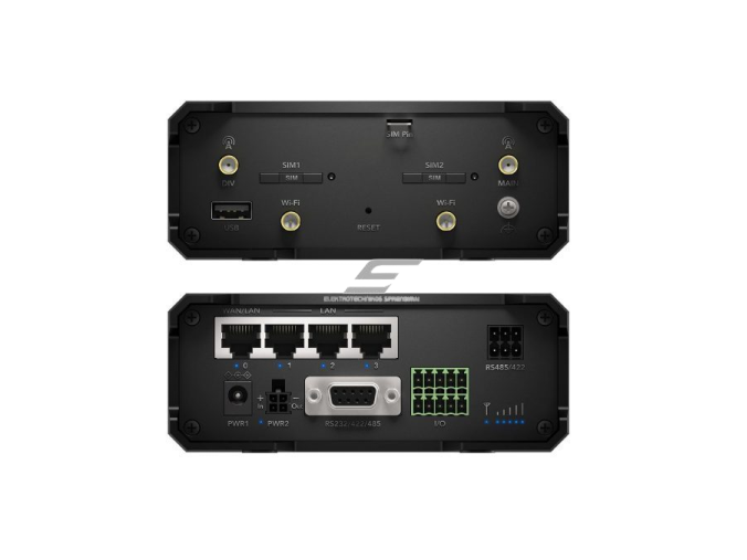 Pramoninis LTE modemas / maršrutizatorius | 4G Cat4 | Dual SIM | DIN bėgelis | IP30 | RS232/485 | PoE | Cudy IR04 1