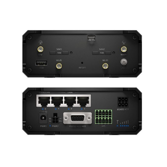 Tööstuslik LTE modem / ruuter | 4G Cat4 | Dual SIM | DIN-liist | IP30 | RS232/485 | PoE | Cudy IR04 1