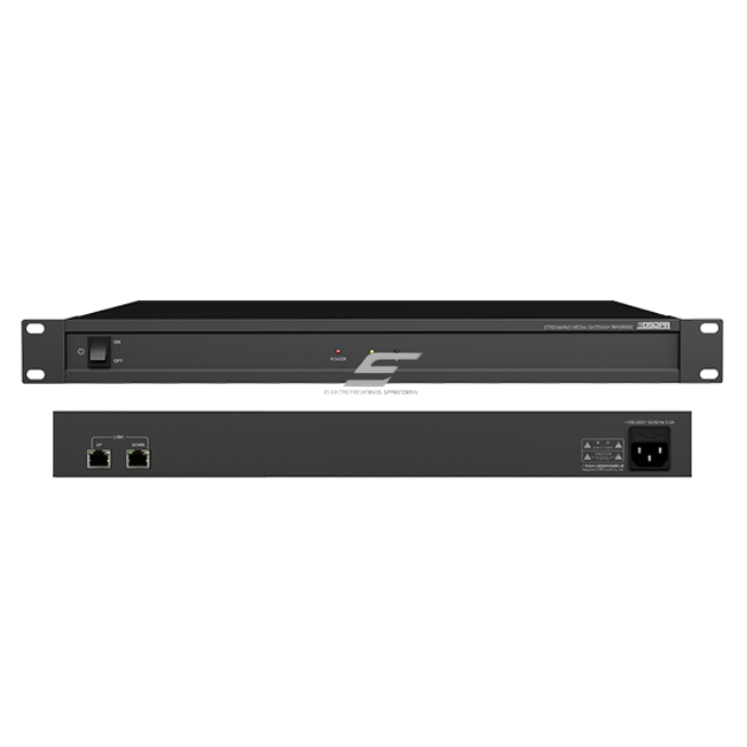 Tīkla audio straumēšanas ierīce | audio straumēšana un vadība | 2 kanāli | 1U statne | AirPlay / DLNA / Qplay | Linux Tīkla audio straumēšanas ierīce | audio straumēšana un vadība | 2 kanāli | 1U statne | AirPlay / DLNA / Qplay | Linux