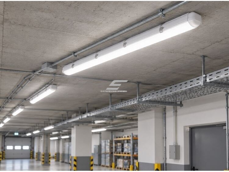 Pramoninis hermetinis LED šviestuvas | garažų tipo | 30W | 170-250V | 4000K | 140lm/W | 600mm | pajungimas iš dviejų galų | virštinkinis | IP65 | TRI-PROOF 1