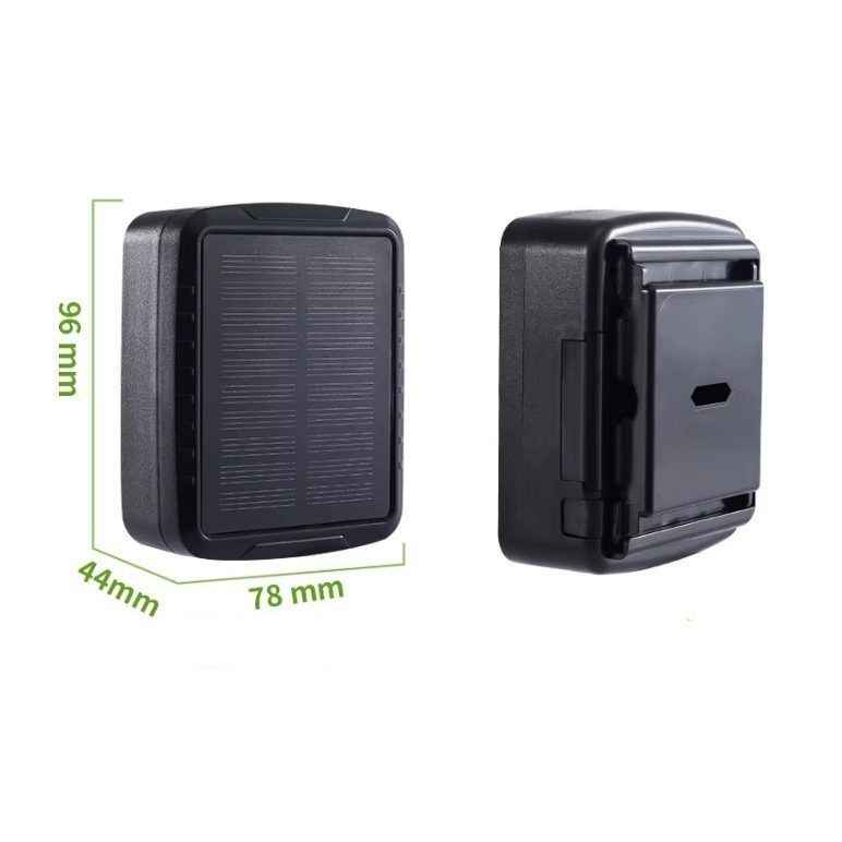4G GPS animal tracking device with solar panel | IP65 | up to 1 year operation | GPS + Beidou | vibration alarm | 6000 mAh 1