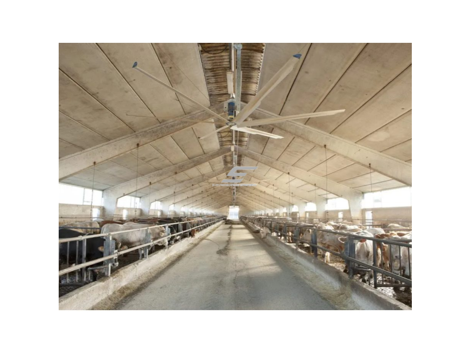 HVLS pramoninis lubinis ventiliatorius SAGE II | Ø6 m | 274 000 m³/h | 2,2 kW | 400 V | IP55 | F54602 1 HVLS pramoninis lubinis ventiliatorius SAGE II | Ø6 m | 274 000 m³/h | 2,2 kW | 400 V | IP55 | F54602 1