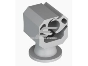 PVC laikiklis vielai | 8mm | aukštis 25mm | pilkas | plastikinis/nailono | LVG1152 PVC laikiklis vielai | 8mm | aukštis 25mm | pilkas | plastikinis/nailono | LVG1152