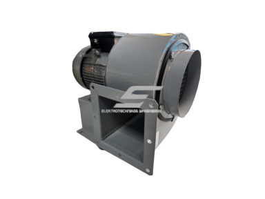 Radialinis sraiginis ventiliatorius | kairės pusės | dviejų polių variklis | 380V | D136 | 315×275×233mm | plienas | pilka | Turbo Balance 140 2P 380 K