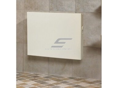 Elektrinis pakabinamas / pastatomas konvekcinis radiatorius | 1000 W | 230 V | 420×540×84 mm | IP24C | Elektroninis programuojamas termostatas | Adax VP1110 KET