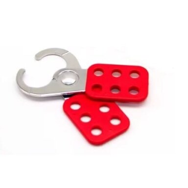LOTO Safety multi-lock hasp | lock | 6 lock holes | 25 mm | red LOTO Safety multi-lock hasp | lock | 6 lock holes | 25 mm | red