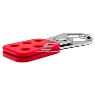 LOTO Safety multi-lock hasp | lock | 6 lock holes | 38mm | red 2 LOTO Safety multi-lock hasp | lock | 6 lock holes | 38mm | red 2