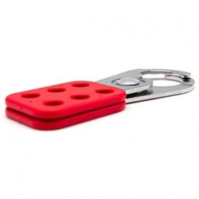 LOTO Safety multi-lock hasp | lock | 6 lock holes | 25 mm | red 3 LOTO Safety multi-lock hasp | lock | 6 lock holes | 25 mm | red 3