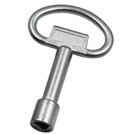 Key for electrical cabinets | triangular | 9mm | 70x45mm Key for electrical cabinets | triangular | 9mm | 70x45mm