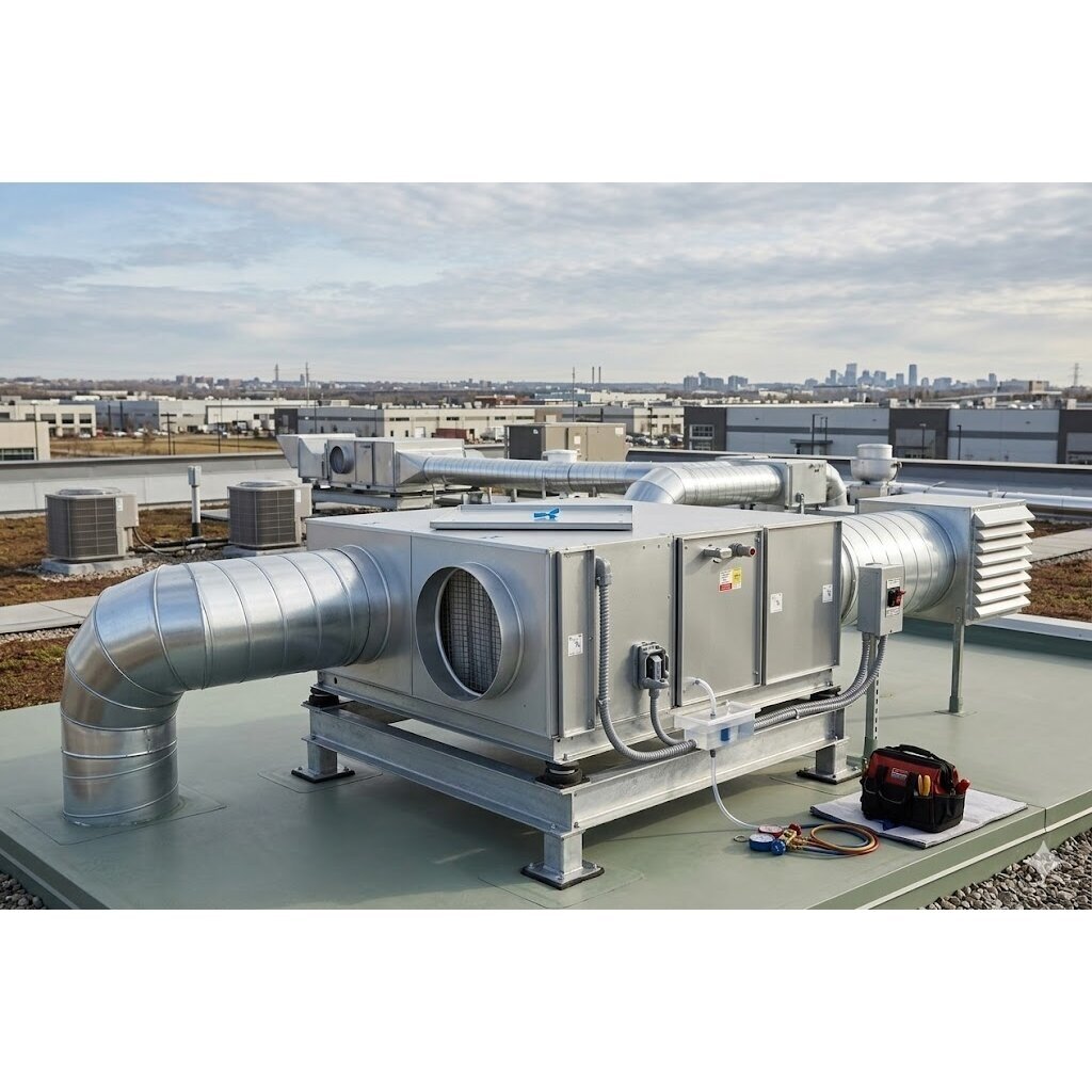 Soojustagastusega ventilatsiooniseade kiiruse regulaatoriga | 250 W | 1000 m³/h | 967x760x320 mm | tsingitud teras | IP44 1