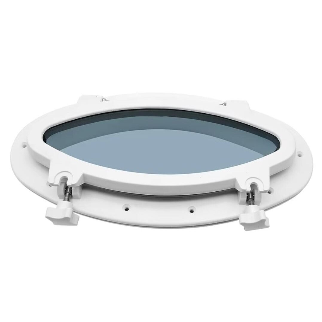Access hatch with window | 130x323mm | plastic | white 1 Access hatch with window | 130x323mm | plastic | white 1