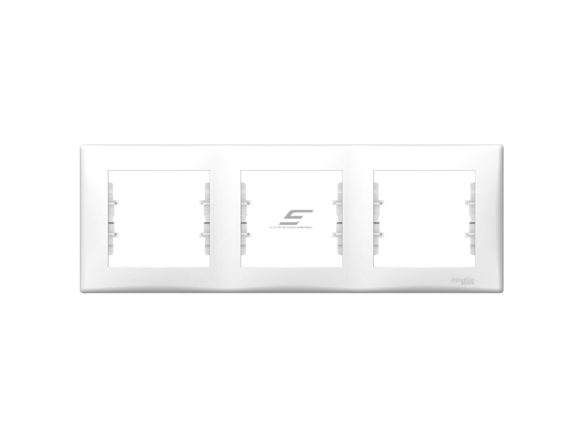 Rėmelis | 3 vietų | potinkinis | baltas | Schneider Electric | SDN5800521 Rėmelis | 3 vietų | potinkinis | baltas | Schneider Electric | SDN5800521