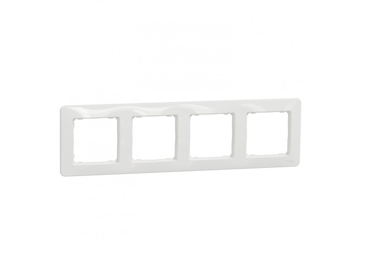 Rėmelis | 4 vietų | baltas | Sedna Design | Schneider Electric | SDD311804