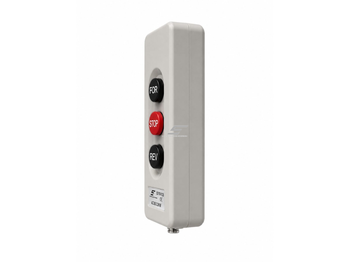 Reversinis jungiklis | valdymo mygtukas | FORWARD/STOP/REVERSE | 2,2kW | 6A | 380V 1