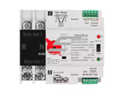Modulinis rezervinis automatinis galios perjungiklis generatoriams | elektros energijos nepertraukiamam tiekimui | 2P | 125A | 230V | DIN Modulinis rezervinis automatinis galios perjungiklis generatoriams | elektros energijos nepertraukiamam tiekimui | 2P | 125A | 230V | DIN