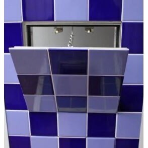 Ревизионная дверца-люк | 600x600x40мм | алюминиевый профиль | с цепочкой | RDL6060C 5