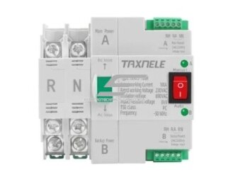 Modulinis rezervinis automatinis galios perjungiklis generatoriams | nepertraukiamam elektros energijos tiekimui | 2P | 100A | 230V | DIN Modulinis rezervinis automatinis galios perjungiklis generatoriams | nepertraukiamam elektros energijos tiekimui | 2P | 100A | 230V | DIN