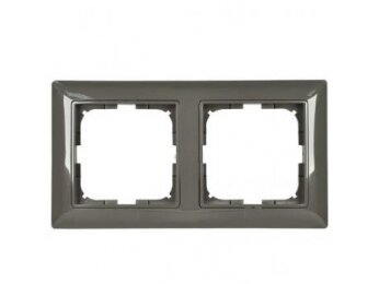 Rėmelis | 2 vietų | juodas | Chateau Black | ABB Basic55 | 2512-95-507