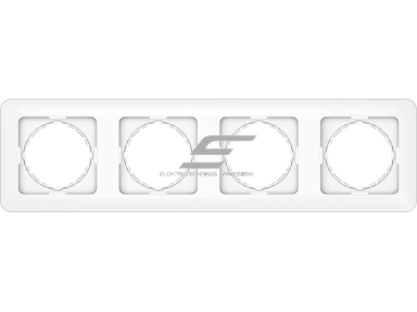 Rėmelis | 4 vietų | plastikinis | baltos spalvos | Vilma | SL250 | R04 | 4779101510096 Rėmelis | 4 vietų | plastikinis | baltos spalvos | Vilma | SL250 | R04 | 4779101510096