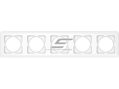 Rėmelis | 5 vietų | plastikinis | baltos spalvos | Vilma | SL250 | R05 | 4779101510102 Rėmelis | 5 vietų | plastikinis | baltos spalvos | Vilma | SL250 | R05 | 4779101510102