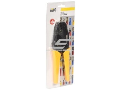 Presas | užspaudimo replės elektros kabelių antgaliams | 1,5-6mm² | ovalios | IEK | KO-01 | TKL10-D15-006 | 4606056097023 Presas | užspaudimo replės elektros kabelių antgaliams | 1,5-6mm² | ovalios | IEK | KO-01 | TKL10-D15-006 | 4606056097023