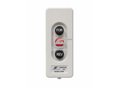 Reversinis jungiklis | valdymo mygtukas | FORWARD/STOP/REVERSE | 2,2kW | 6A | 380V Reversinis jungiklis | valdymo mygtukas | FORWARD/STOP/REVERSE | 2,2kW | 6A | 380V
