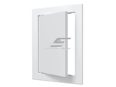 Revizinės durelės-liukas | su rankenėle ir flanšu | 218x168x24mm | baltos | plastikas | RDL1520R Revizinės durelės-liukas | su rankenėle ir flanšu | 218x168x24mm | baltos | plastikas | RDL1520R