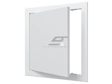 Revizinės durelės-liukas | su rankenėle ir flanšu | 268x268x24mm | baltos | plastikas | RDL2525R Revizinės durelės-liukas | su rankenėle ir flanšu | 268x268x24mm | baltos | plastikas | RDL2525R