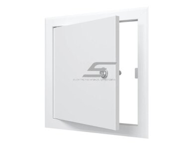 Revizinės durelės-liukas su užraktu | 360x360x30mm | balta | plienas | RDL3030SU Revizinės durelės-liukas su užraktu | 360x360x30mm | balta | plienas | RDL3030SU