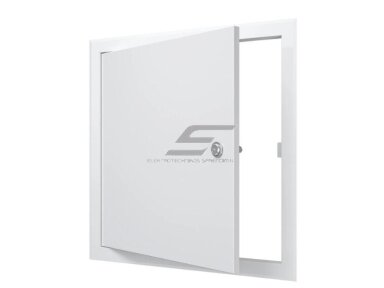 Revizinės durelės-liukas su užraktu | 510x510x30mm | balta | plienas | RDL4545SU Revizinės durelės-liukas su užraktu | 510x510x30mm | balta | plienas | RDL4545SU