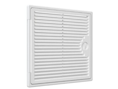 Revizinės durelės-liukas su grotelėmis | 300x300mm | virštinkinės | baltos | plastikinės | RDL3030 Revizinės durelės-liukas su grotelėmis | 300x300mm | virštinkinės | baltos | plastikinės | RDL3030