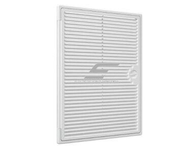 Revizinės durelės-liukas su grotelėmis | 300x400mm | virštinkinės | baltos | plastikinės | RDL3040 Revizinės durelės-liukas su grotelėmis | 300x400mm | virštinkinės | baltos | plastikinės | RDL3040
