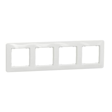 Ramka poczwórna | biała | Sedna Design | Schneider Electric | SDD311804 Ramka poczwórna | biała | Sedna Design | Schneider Electric | SDD311804