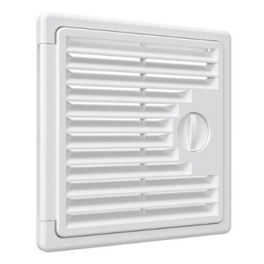 Inspection hatch with grille | 150x150mm | surface-mounted | white | plastic | RDL1515 Inspection hatch with grille | 150x150mm | surface-mounted | white | plastic | RDL1515