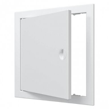 Inspection hatch door | 168x168x24mm | with handle and flange | white | plastic | RDL1515R Inspection hatch door | 168x168x24mm | with handle and flange | white | plastic | RDL1515R