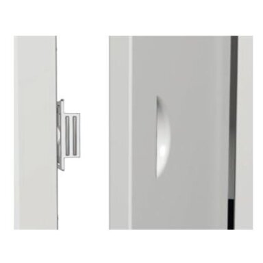Inspection hatch with handle | 559x560x30mm | white | steel | RDL5050M Inspection hatch with handle | 559x560x30mm | white | steel | RDL5050M
